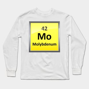 Molybdenum Periodic Table Element Symbol Long Sleeve T-Shirt